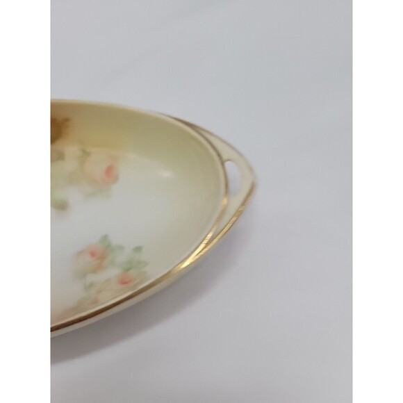 Antique Royal Rudolstadt PRUSSIA Celery Pickle Plate Dish Gold Rim - Picture 3 of 12